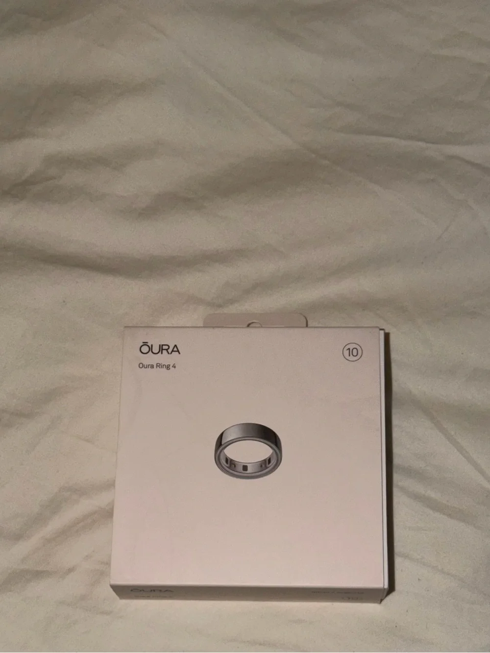 Oura Ring 4 Silver - Size 10